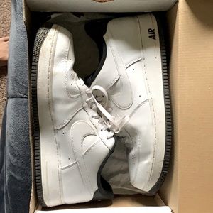 White/Black Air Force 1s